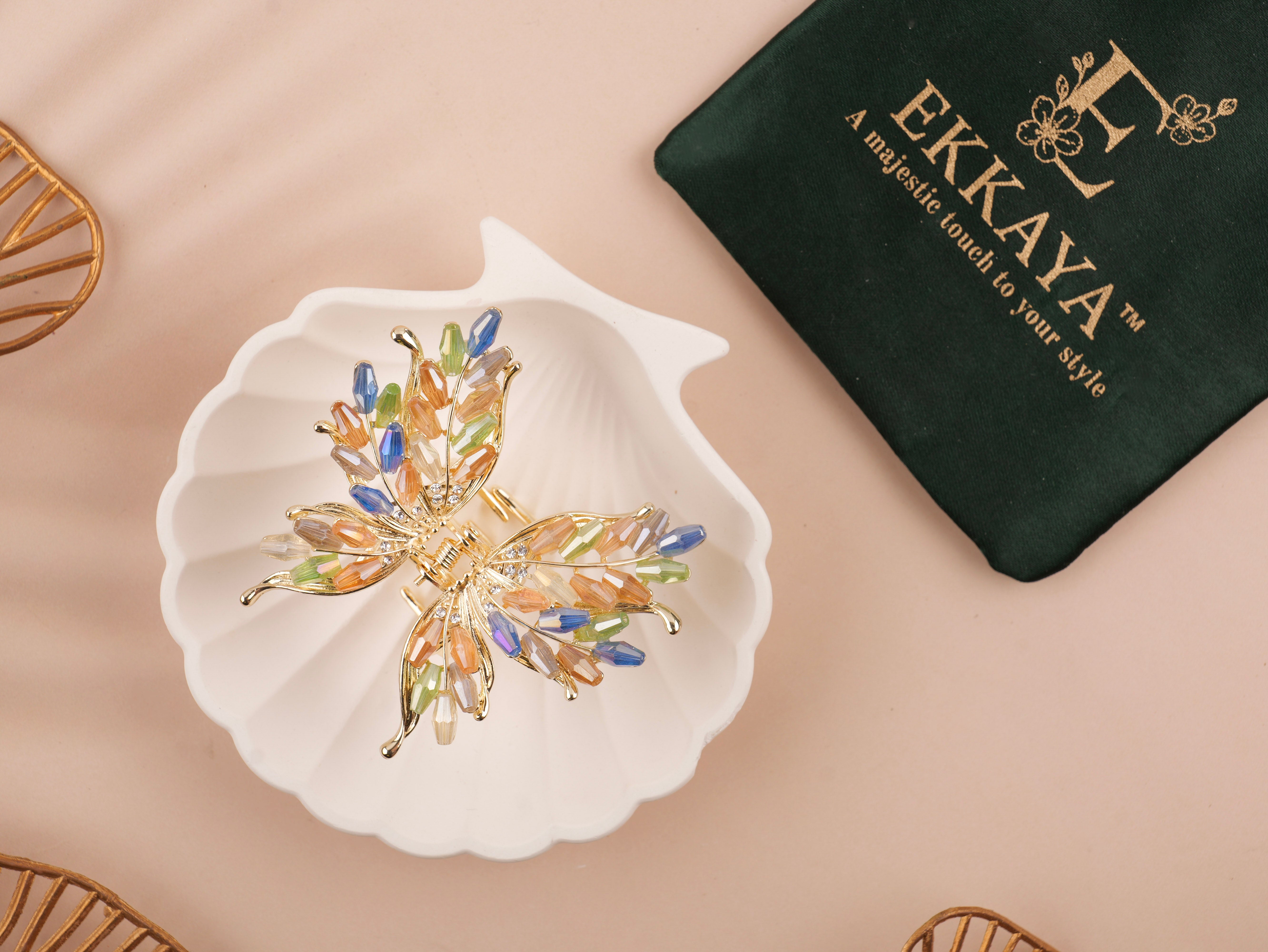 Premium Regal Butterfly Claw – Statement Elegance for Your Hair 🦋