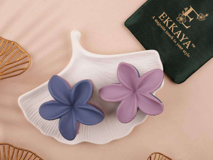 BIG LUXE BLOOM CLAW – Oversized Floral Elegance for Statement Hairstyles