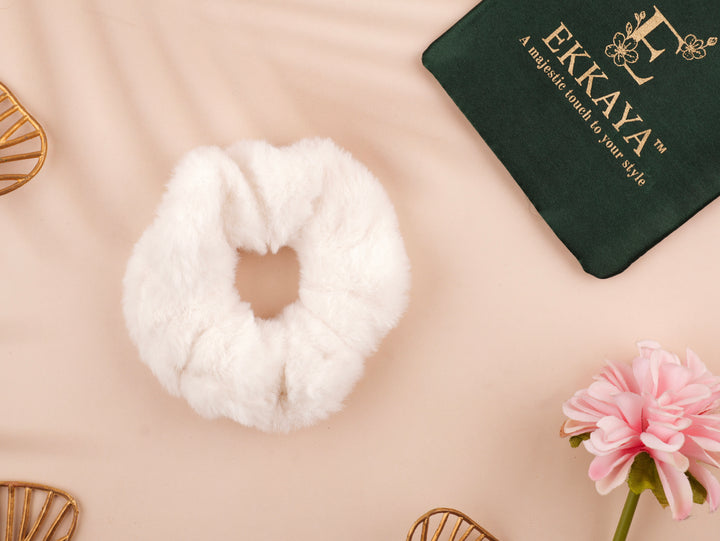 Soft Satin Hair Scrunchies Set | Gentle, Stretchable Hair Ties for Women & Girls