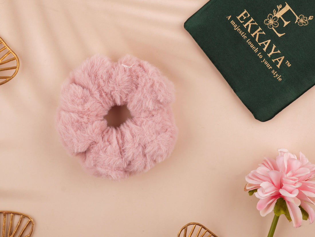 Soft Satin Hair Scrunchies Set | Gentle, Stretchable Hair Ties for Women & Girls