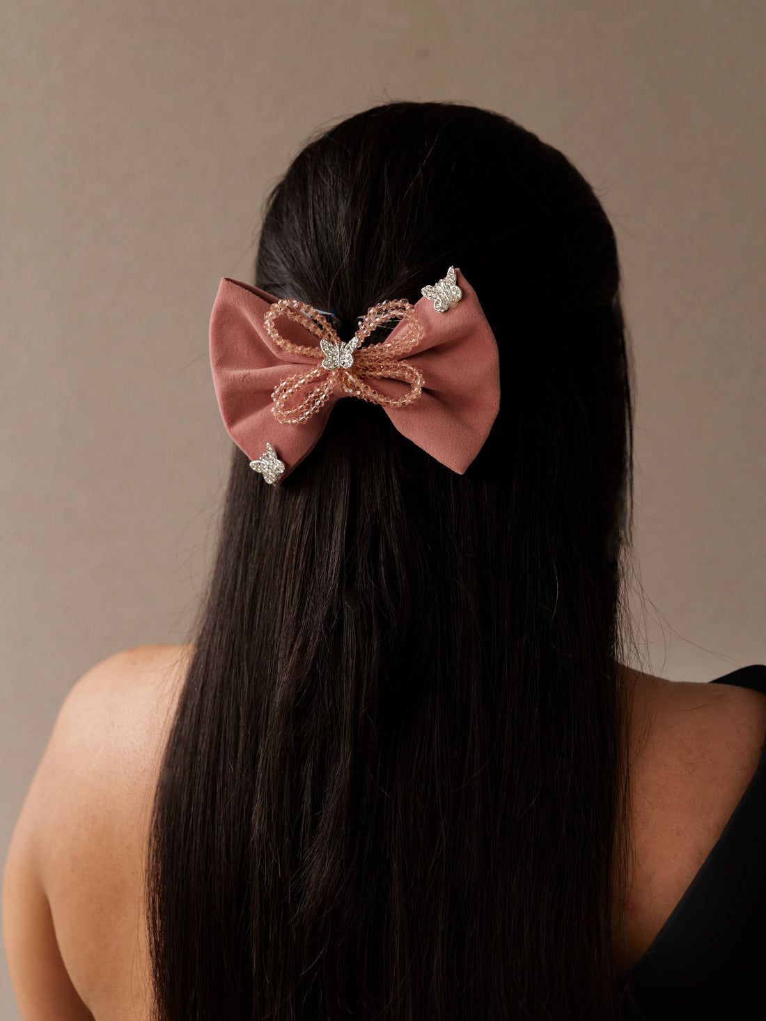 Pearl Wings Couture Bow – Luxe Elegance with a Touch of Whimsy
