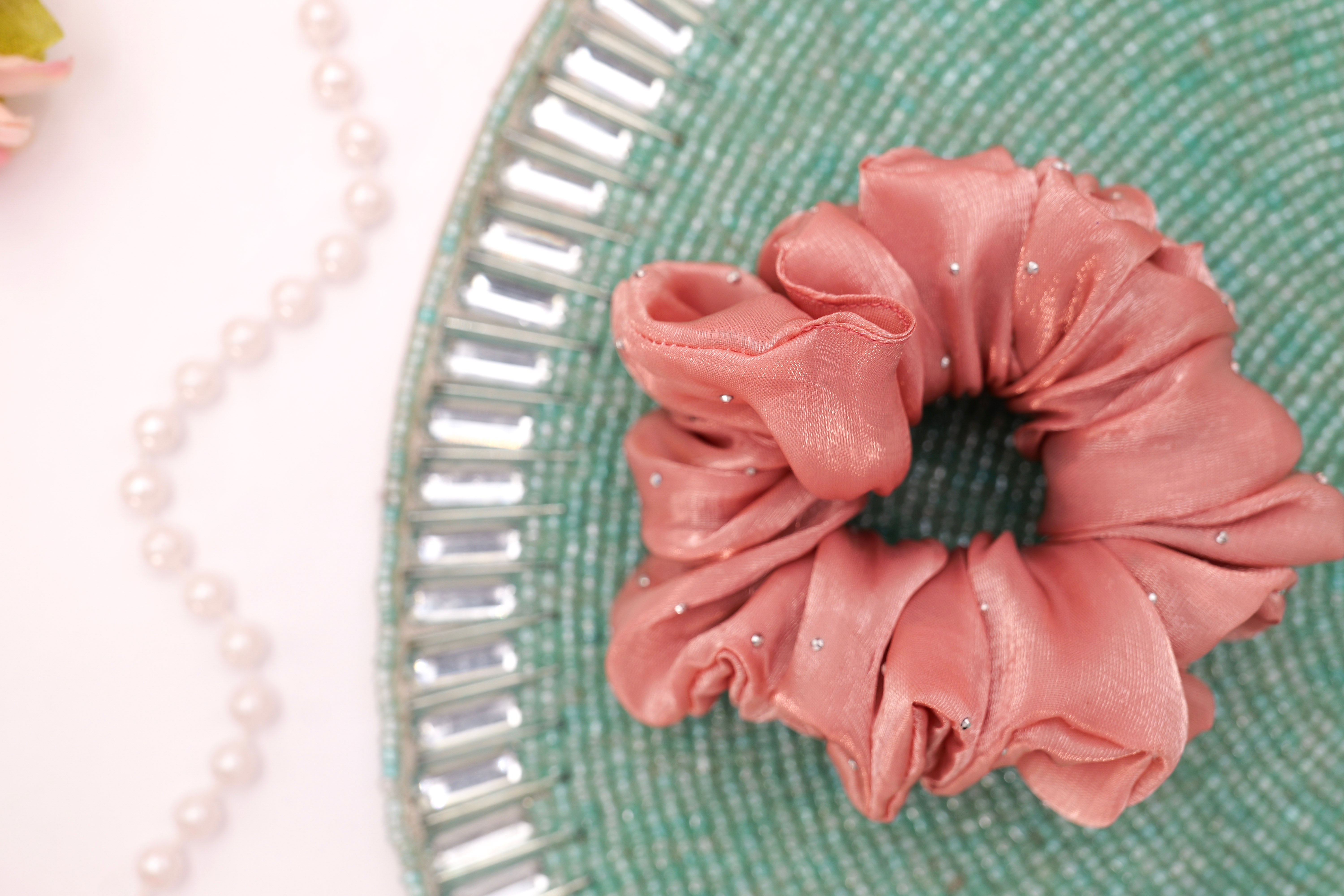 Shimmer Pearl 2XL Scrunchie (Available in 17 Colors)