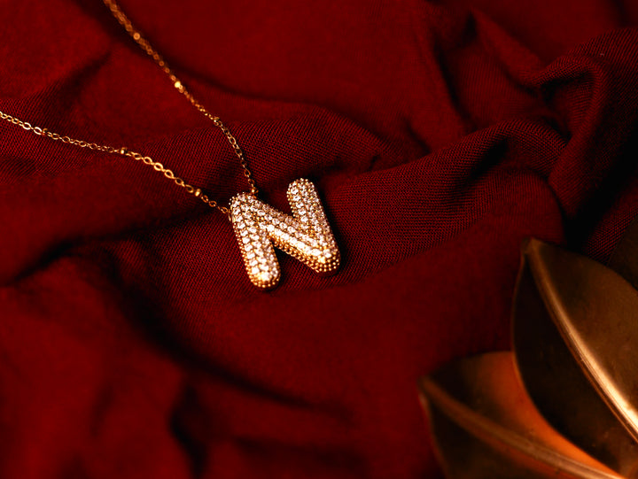 Sparkling Alphabet Pendant