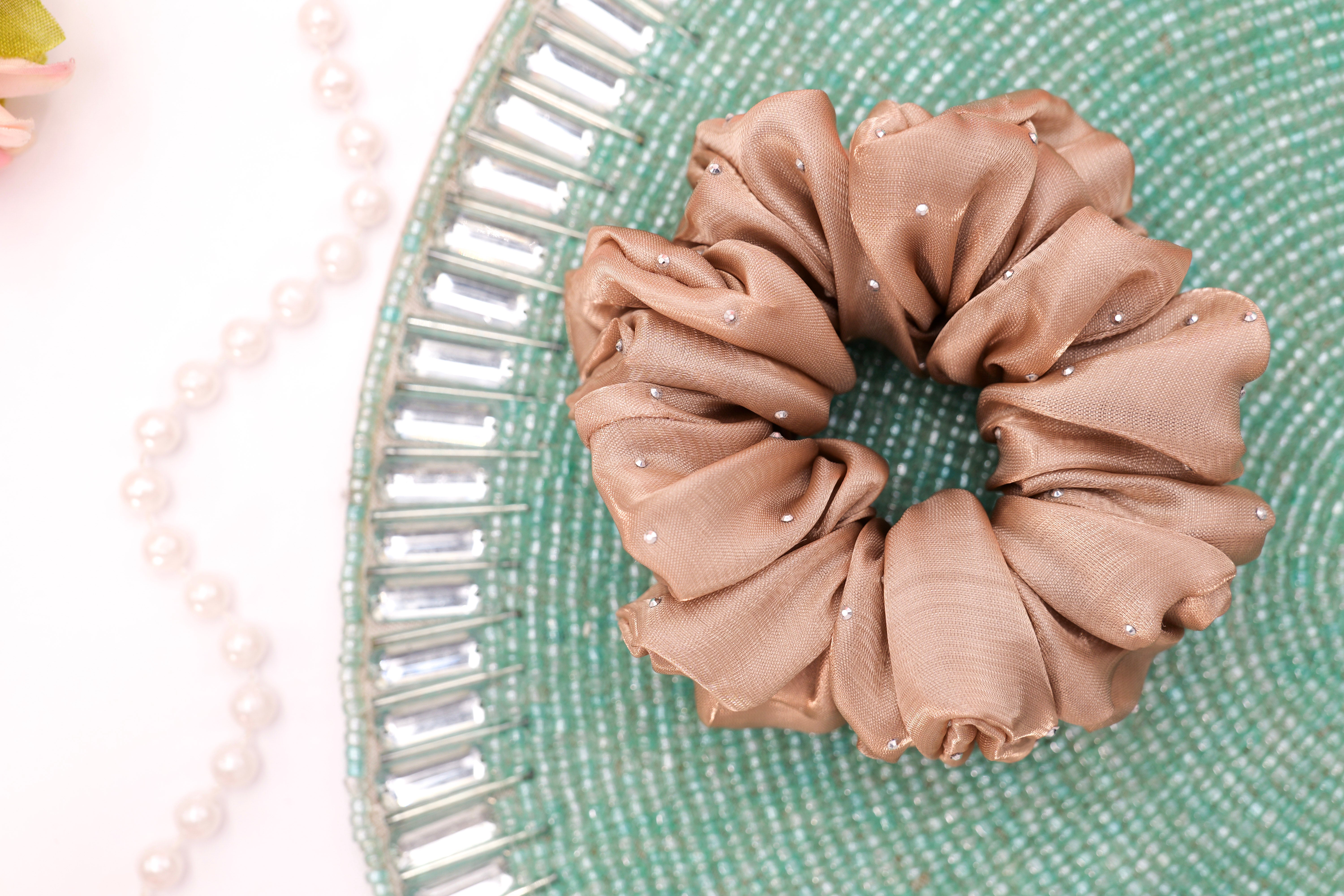 Shimmer Pearl 2XL Scrunchie (Available in 17 Colors)