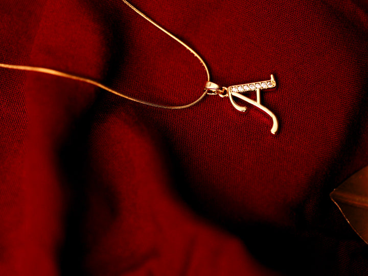 Crystal Initial Pendant Necklace ✨