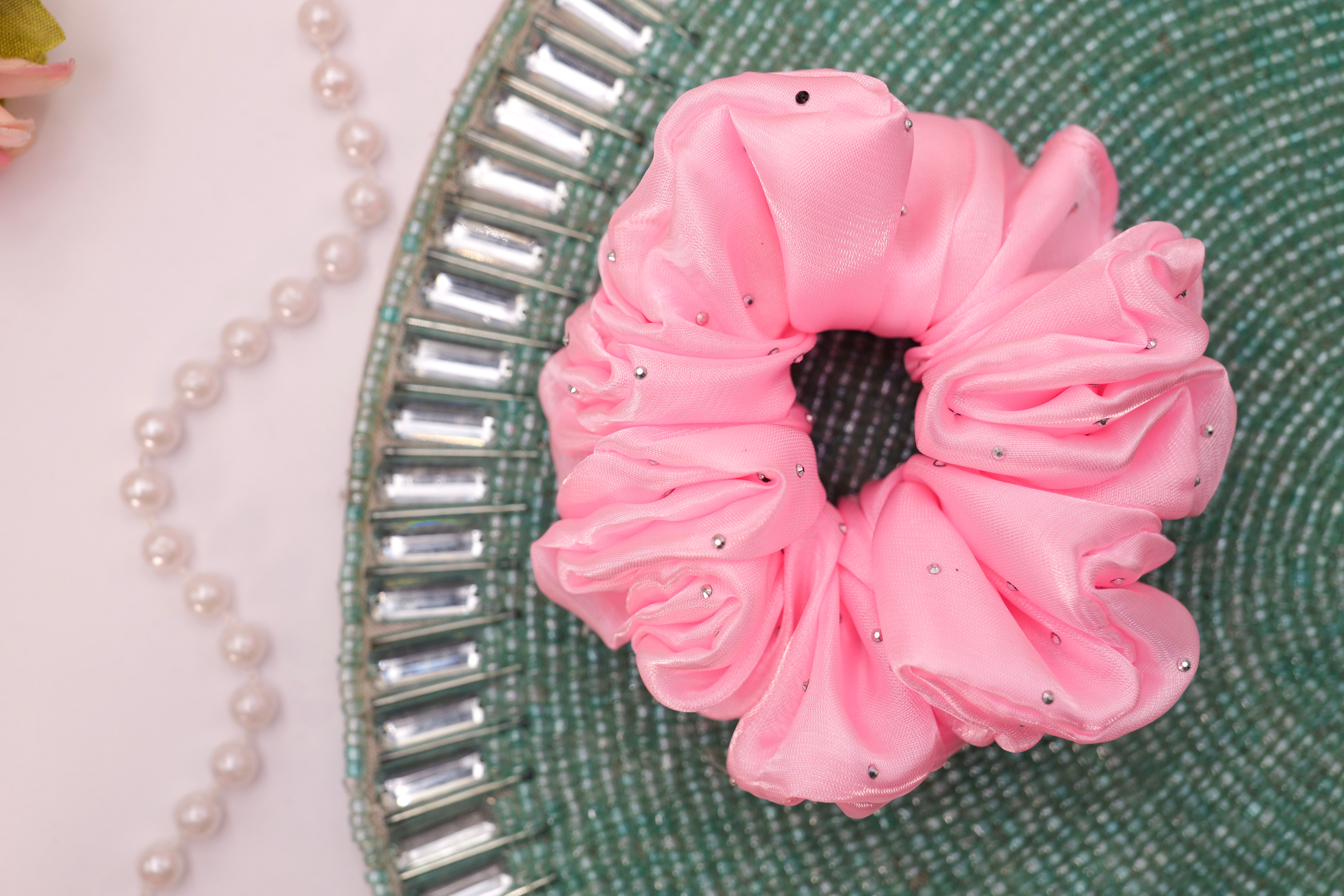 Shimmer Pearl 2XL Scrunchie (Available in 17 Colors)
