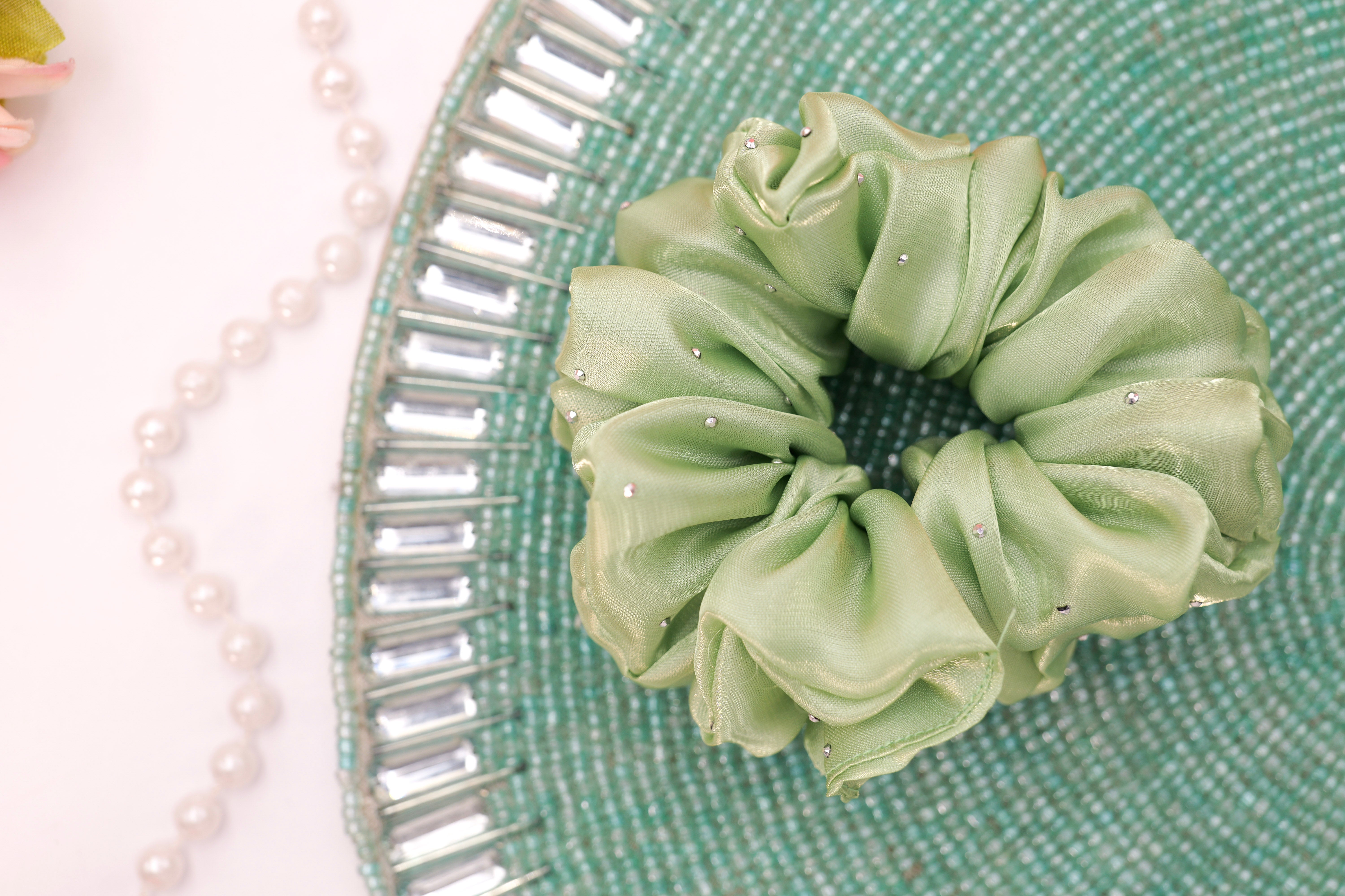 Shimmer Pearl 2XL Scrunchie (Available in 17 Colors)