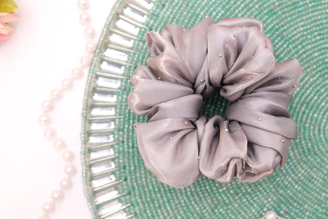 Shimmer Pearl 2XL Scrunchie (Available in 17 Colors)