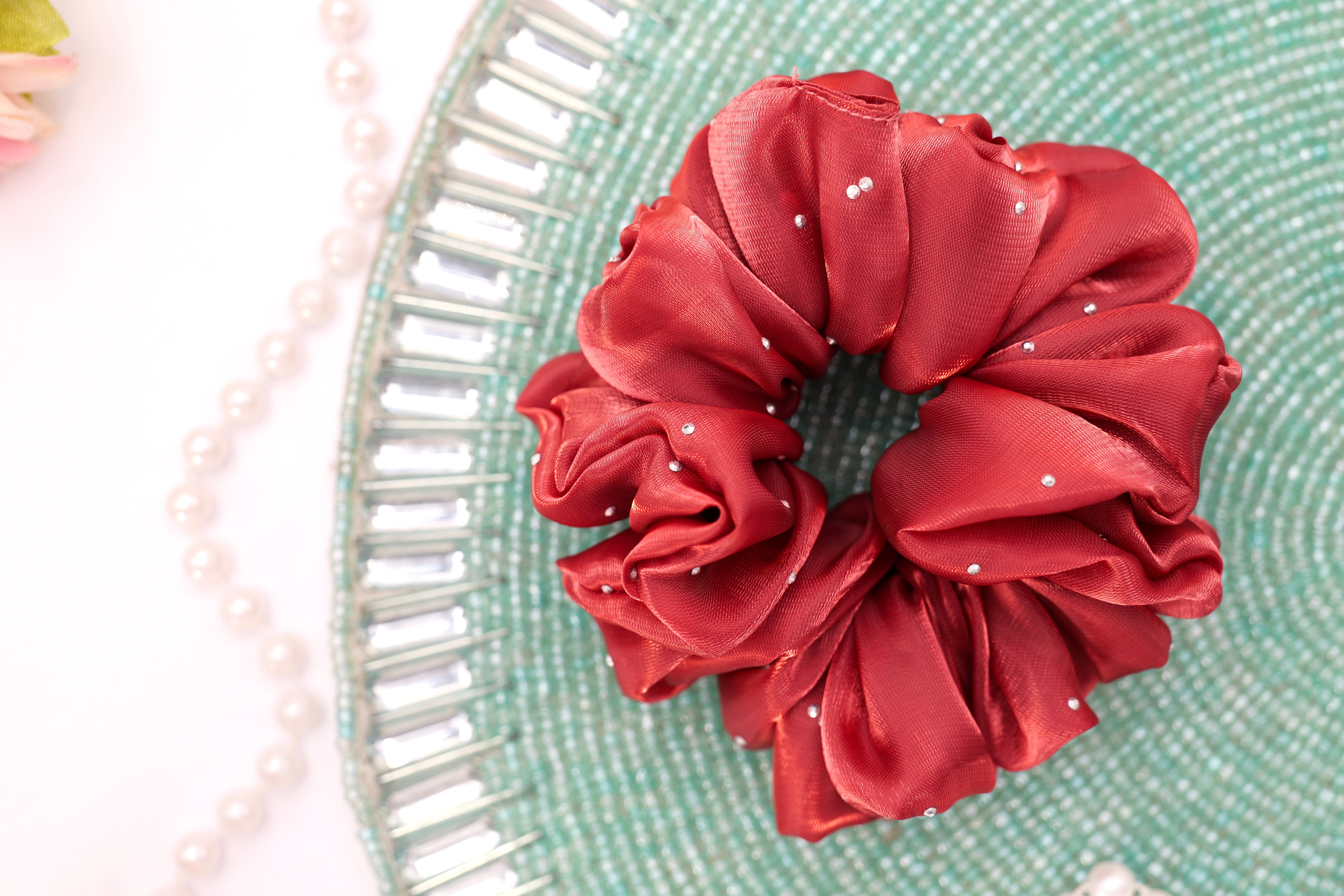 Shimmer Pearl 2XL Scrunchie (Available in 17 Colors)