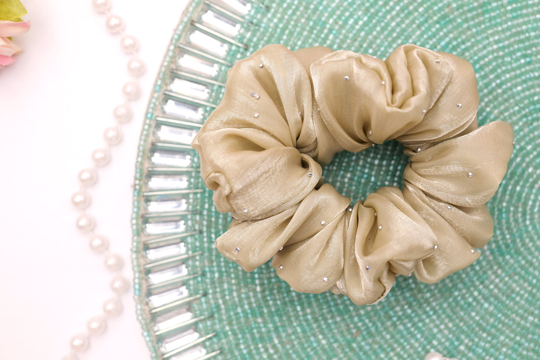 Shimmer Pearl 2XL Scrunchie (Available in 17 Colors)