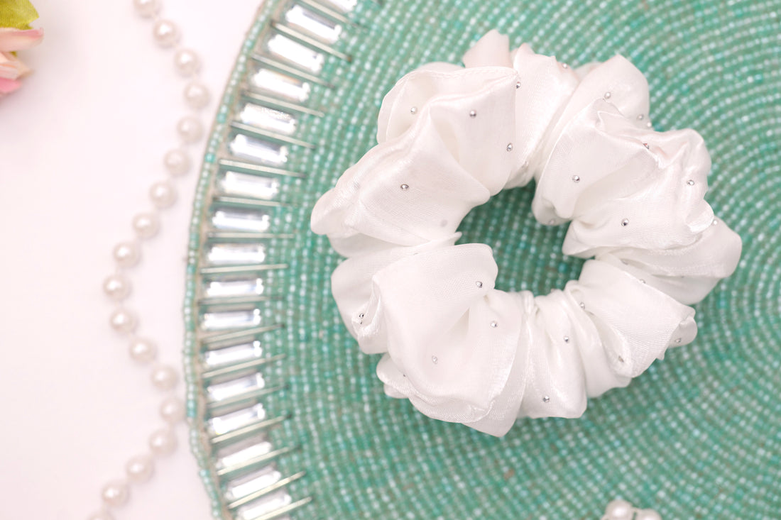 Shimmer Pearl 2XL Scrunchie (Available in 17 Colors)