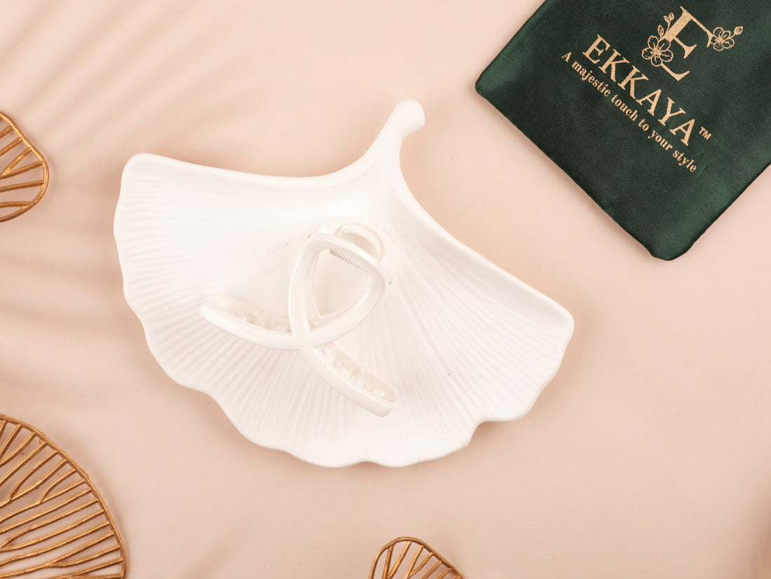 Xiuxe Twist Hair Claw | Elegant Twisted Design Claw Clip for Women & Girls