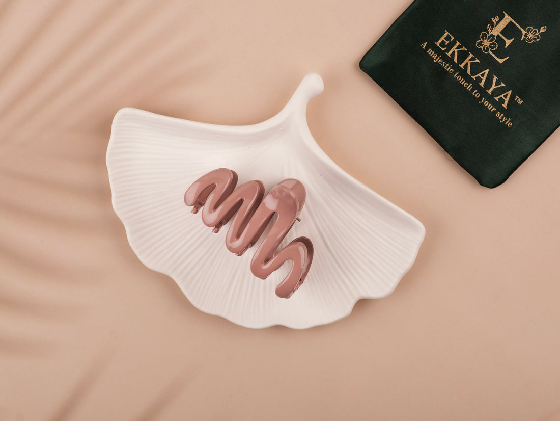 Wave Flex Bold Hair Claw | Flexible Grip Bold Hair Clip for Women & Girls