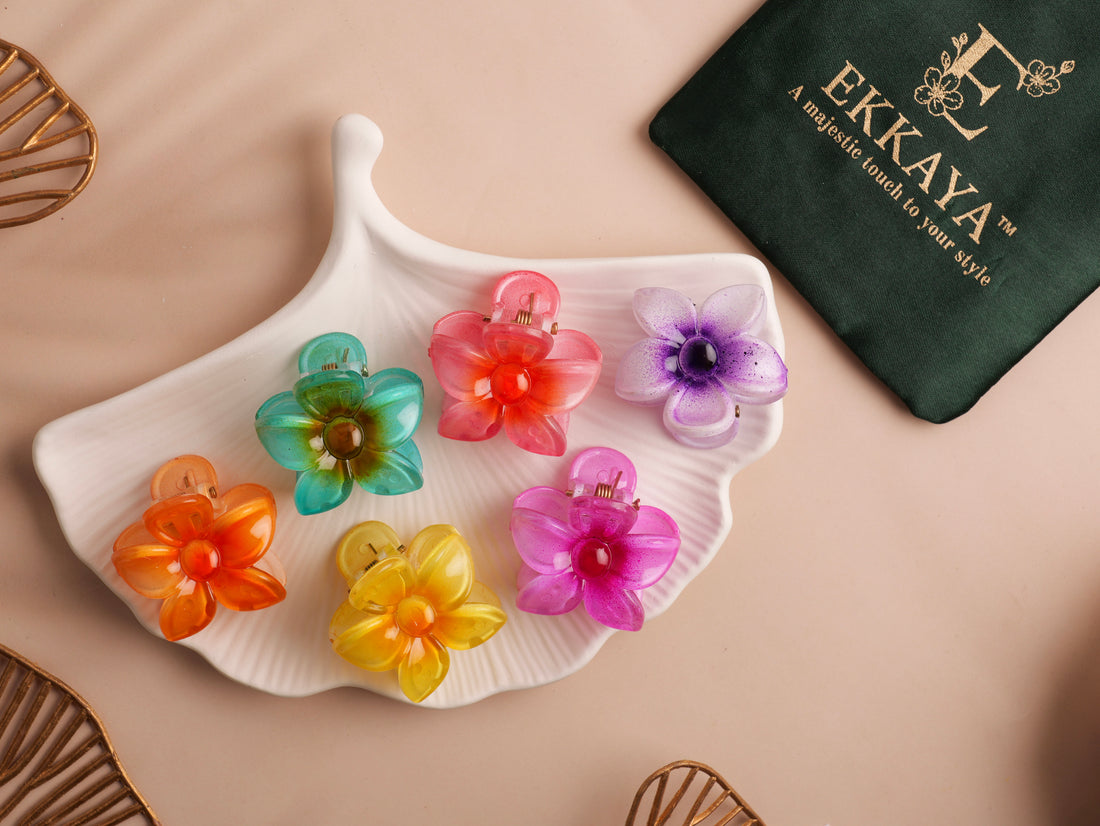 Bloom Pop Mini Claw Set – Cute, Colorful, and Effortlessly Chic