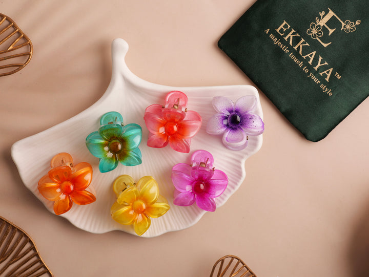 Bloom Pop Mini Claw Set – Cute, Colorful, and Effortlessly Chic