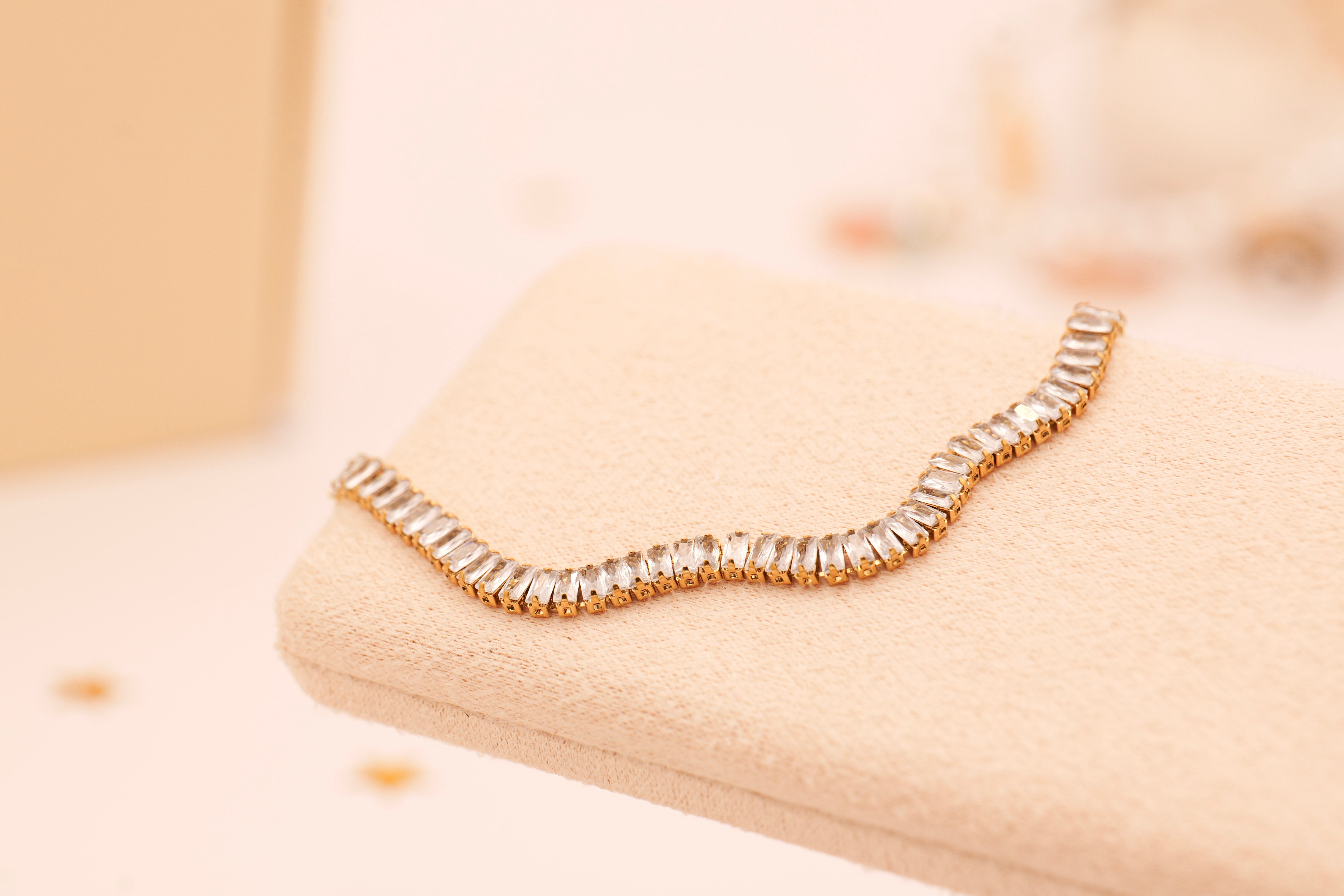 Crystal Elegance Tennis Bracelet