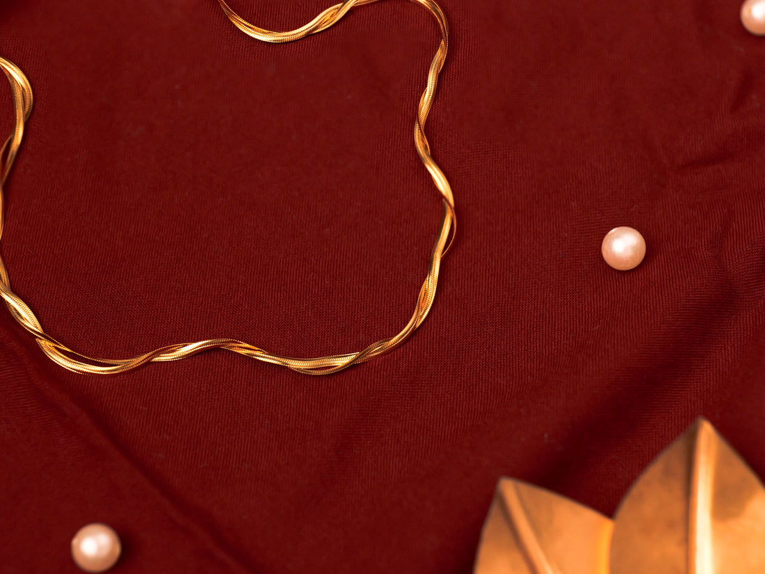 Twisted Gold Rope Necklace