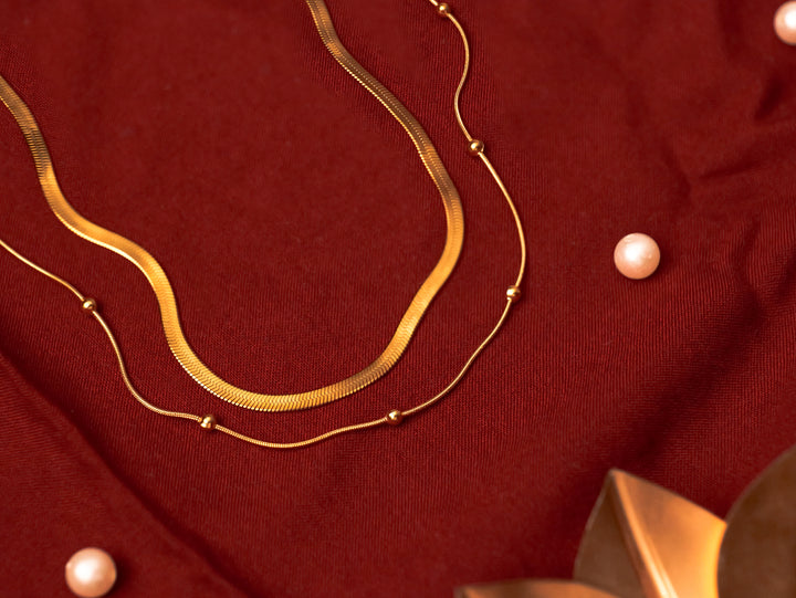 Dual-Layer Gold Necklace