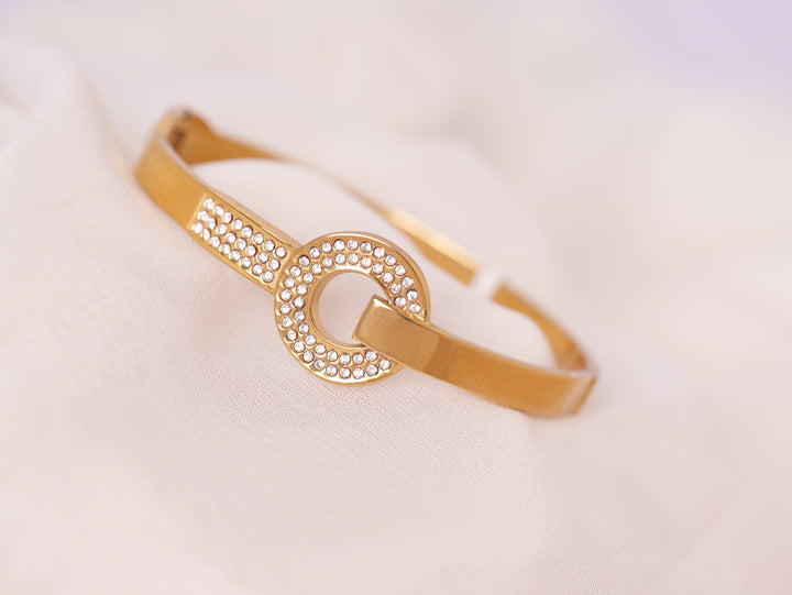 Eternal Loop Gold Bracelet