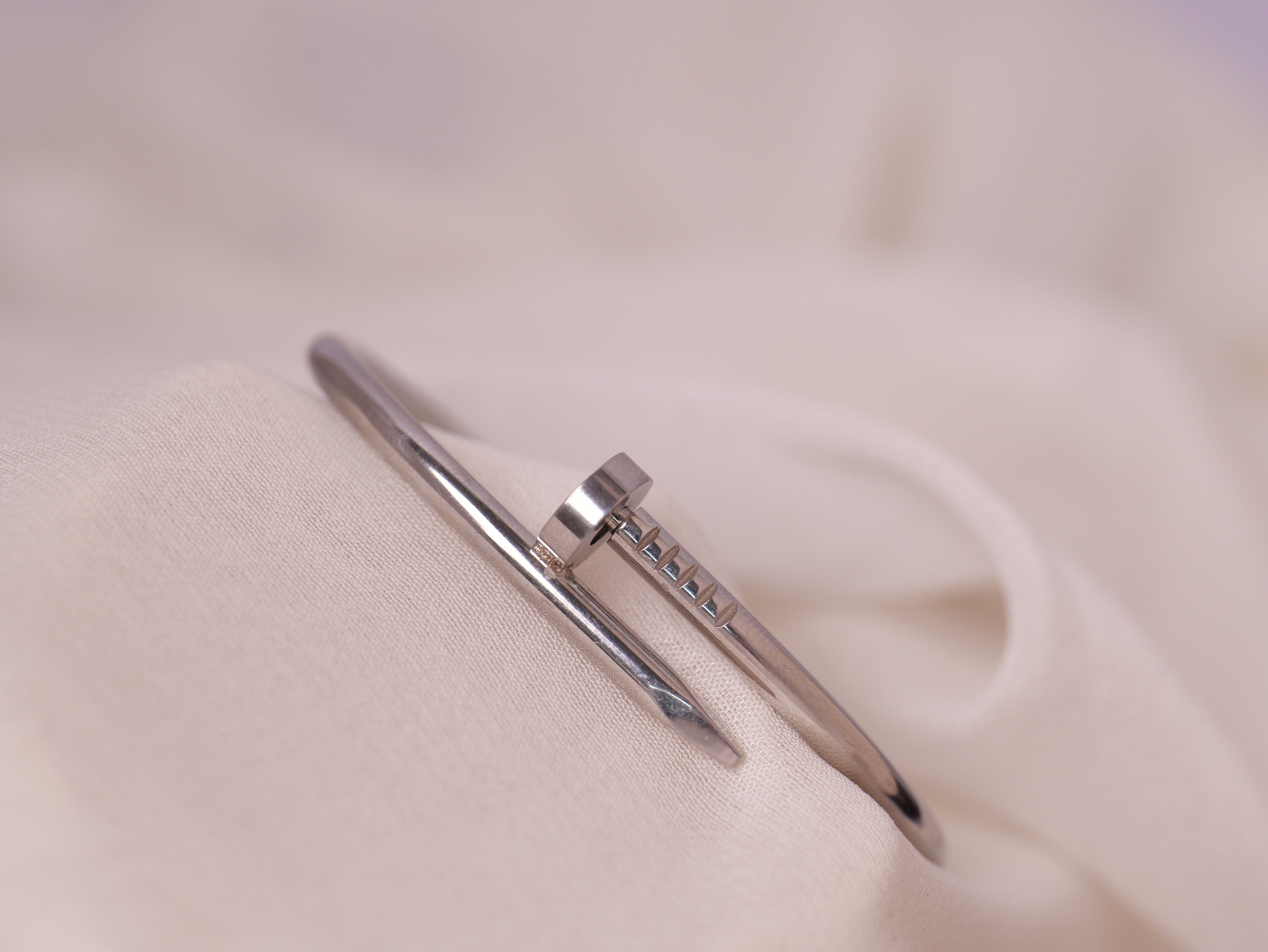 Modern Nail Design Cuff Bracelet