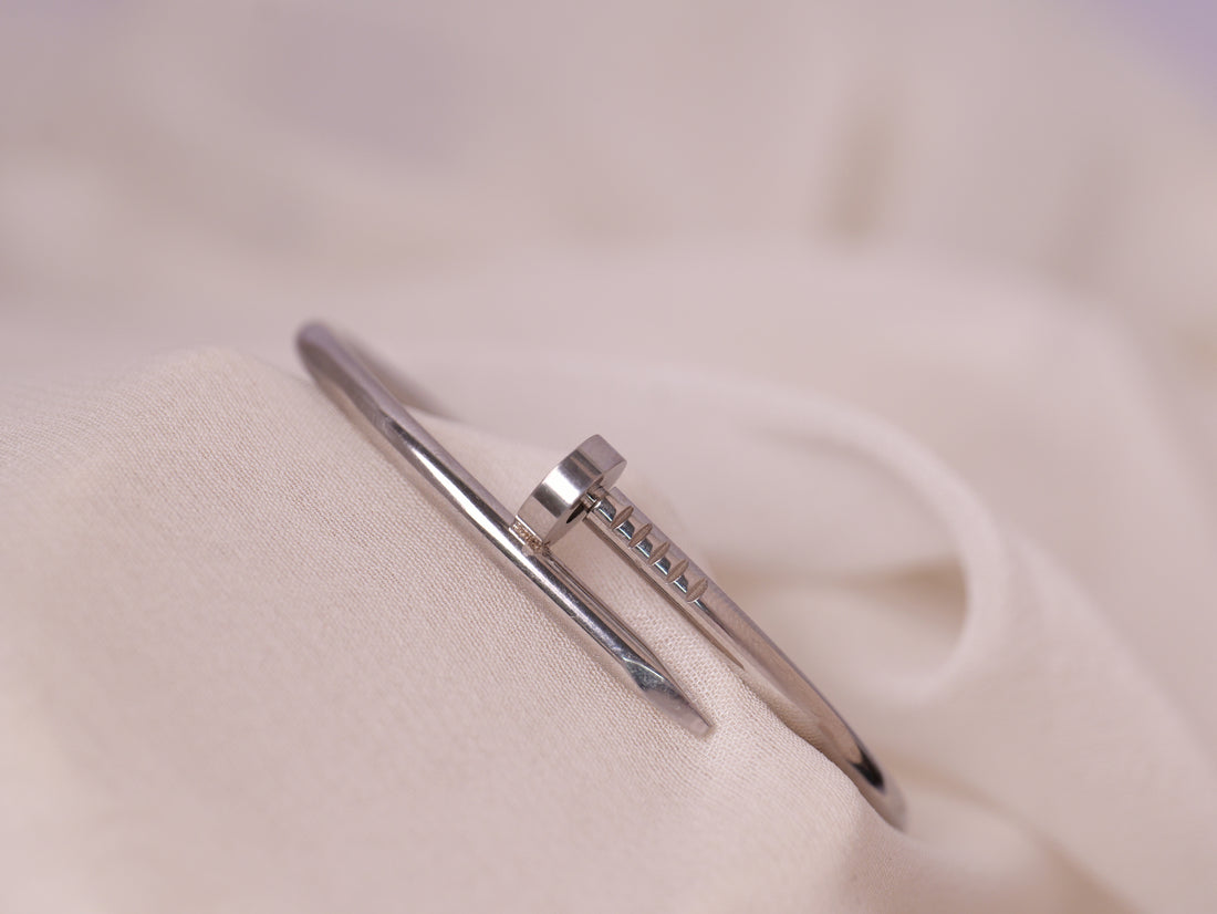 Modern Nail Design Cuff Bracelet