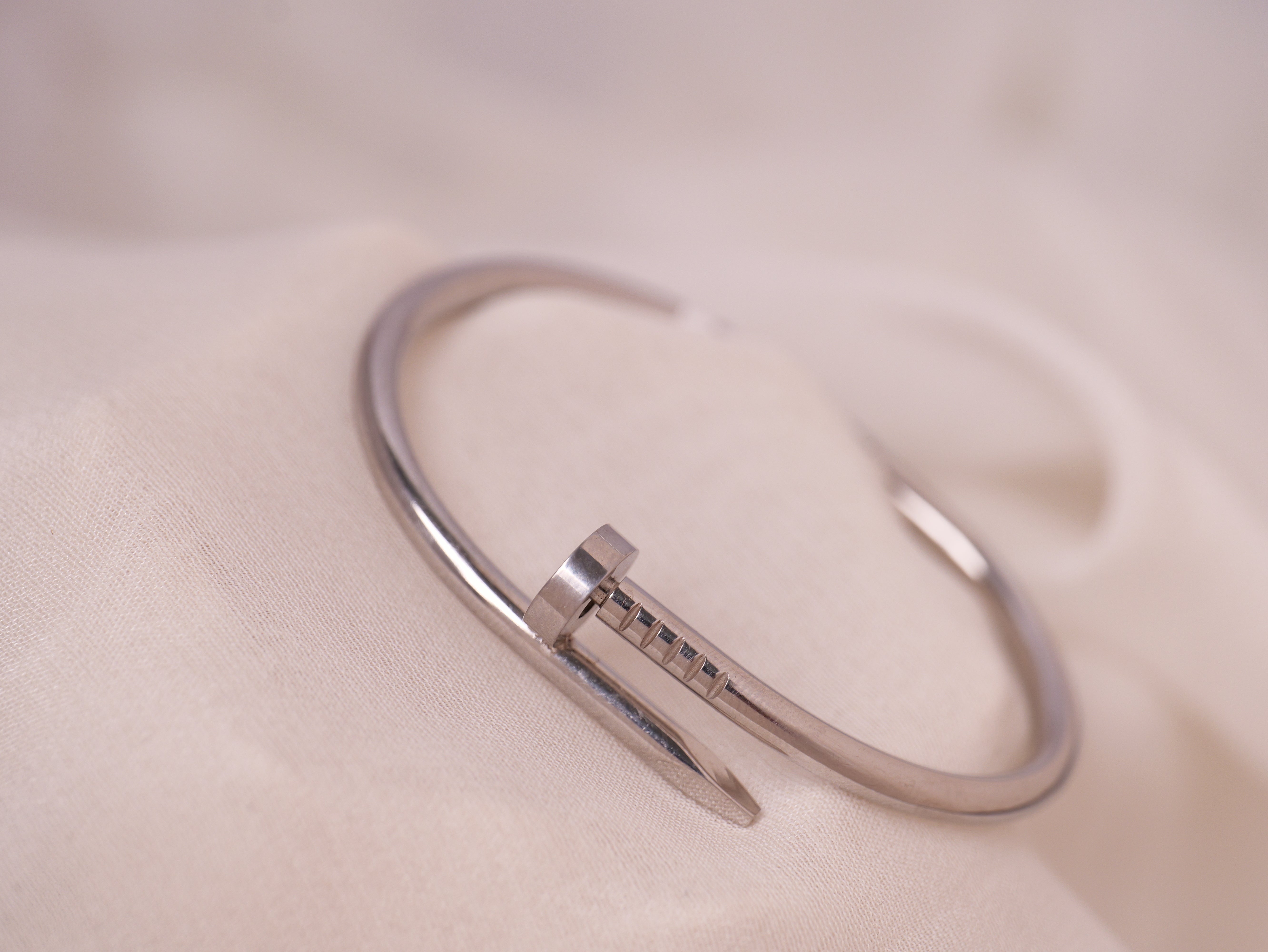 Modern Nail Design Cuff Bracelet