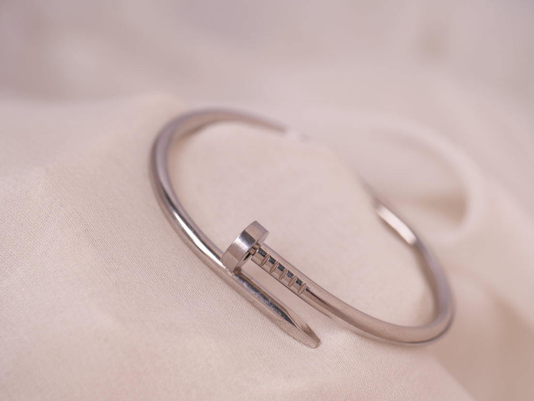 Modern Nail Design Cuff Bracelet