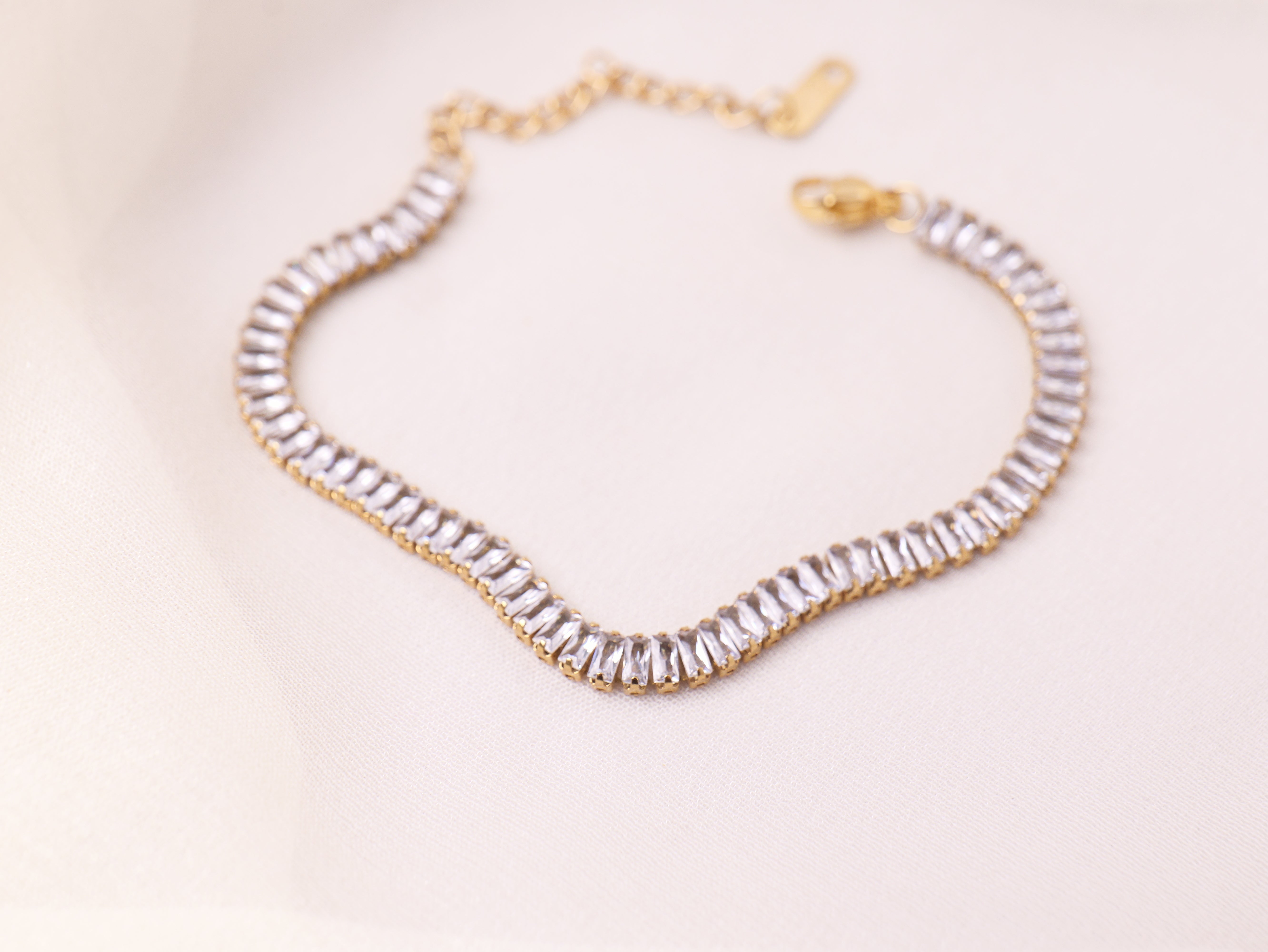 Crystal Elegance Tennis Bracelet