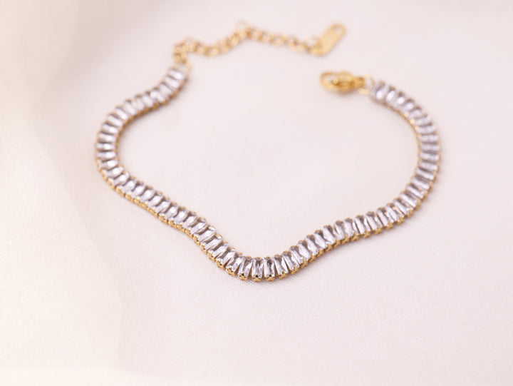 Crystal Elegance Tennis Bracelet