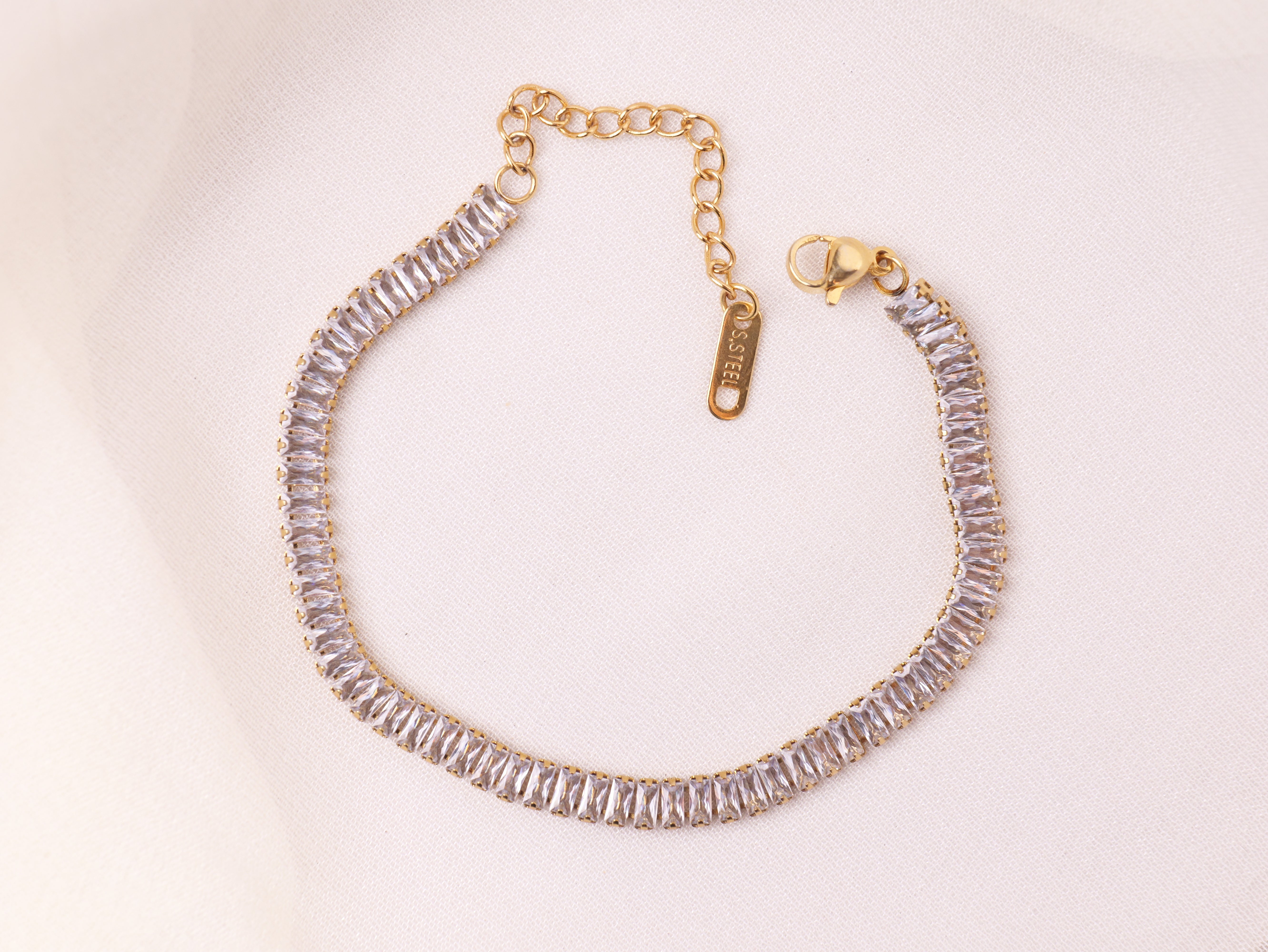 Crystal Elegance Tennis Bracelet