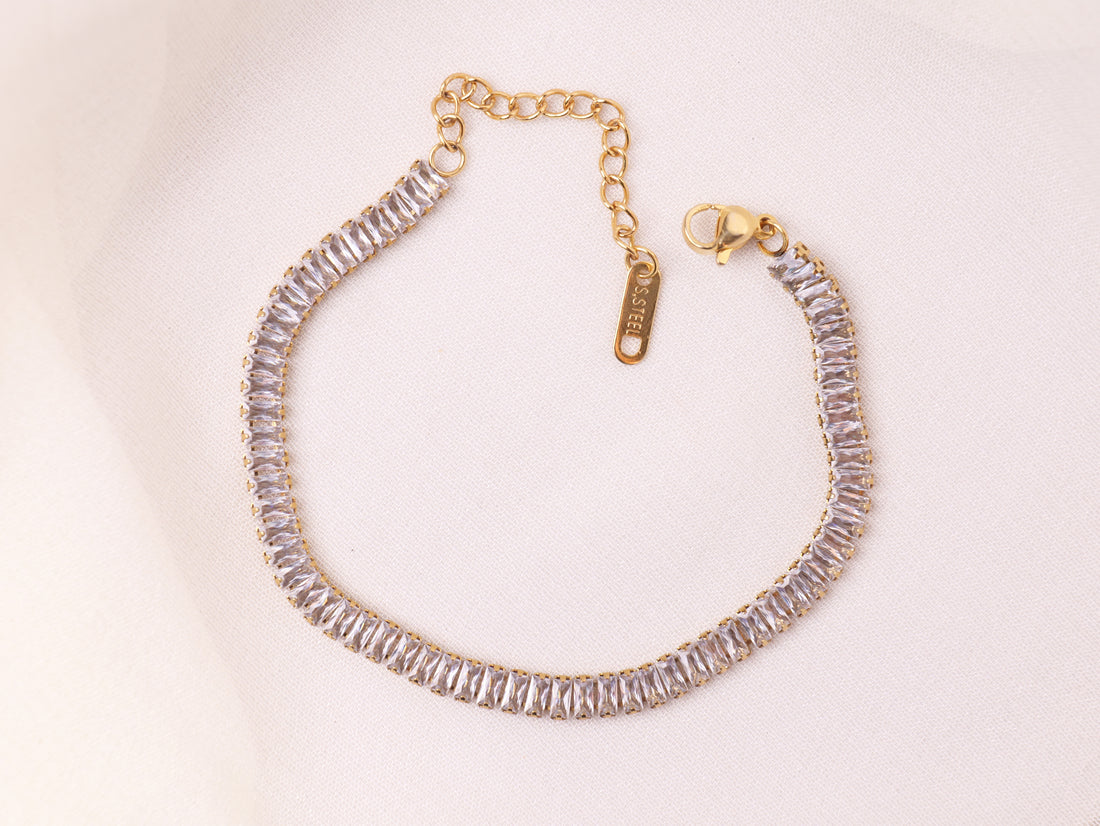 Crystal Elegance Tennis Bracelet