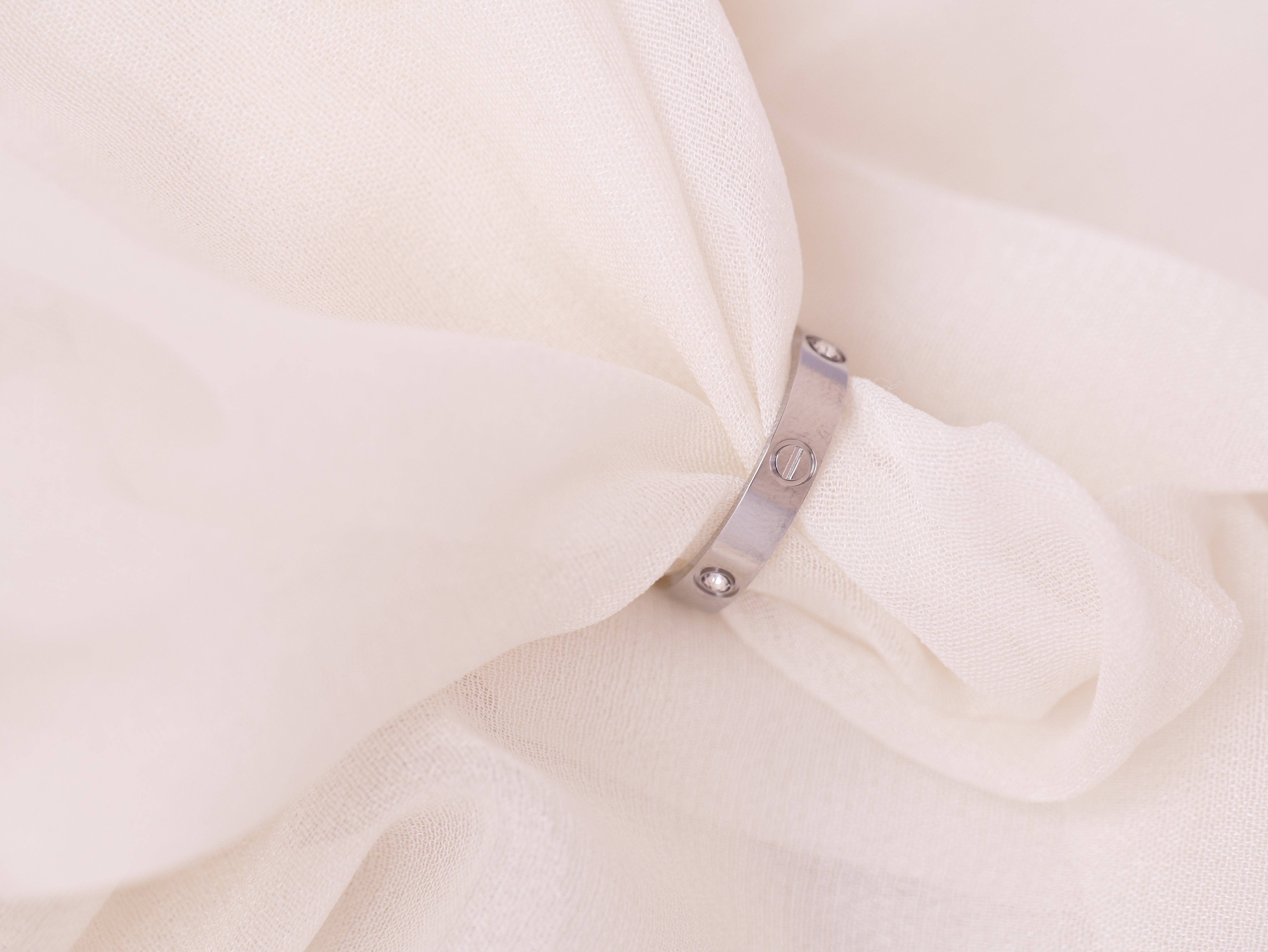 Classic Band Ring with Crystal Detailing