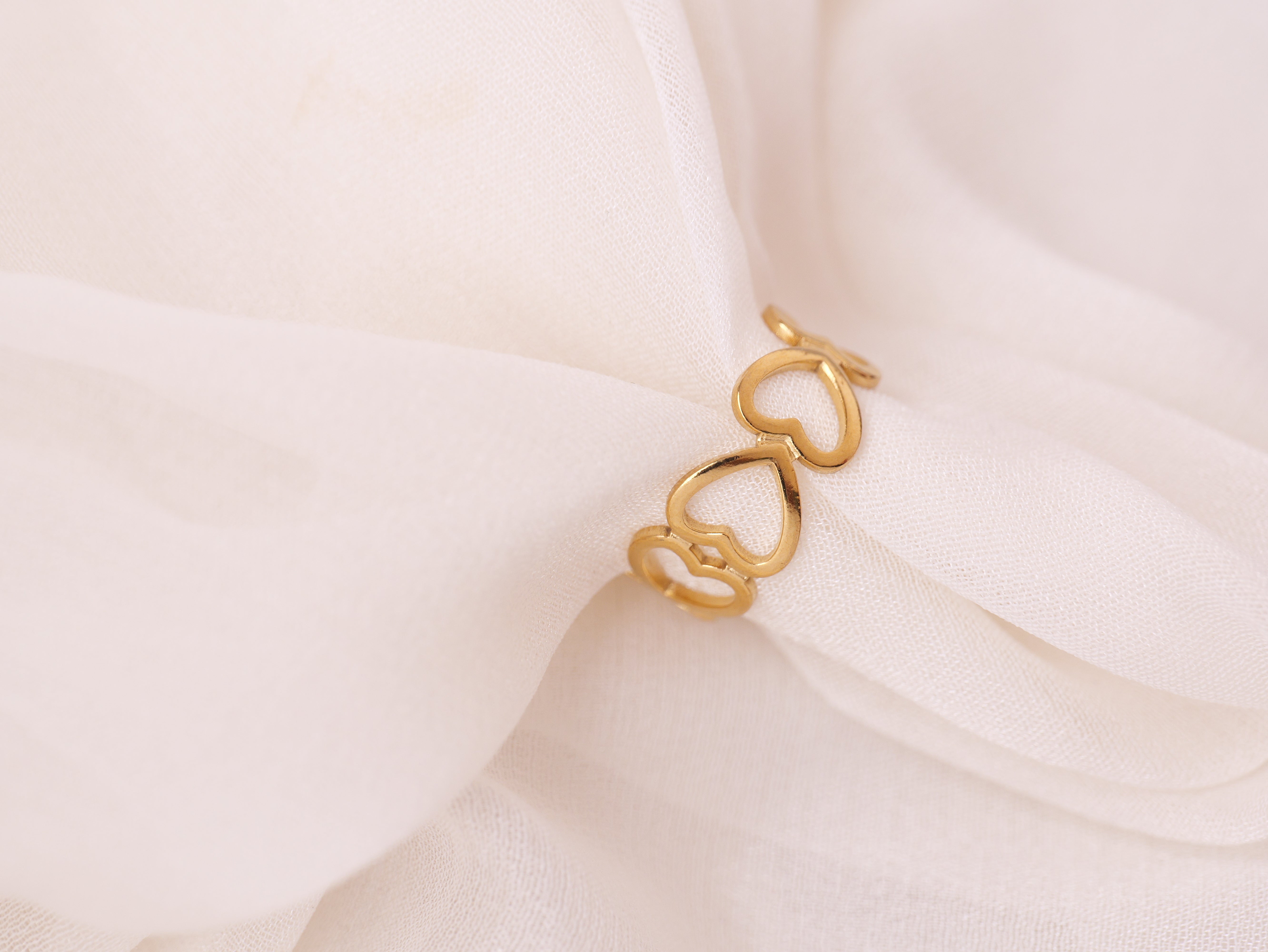 Linked Hearts Ring
