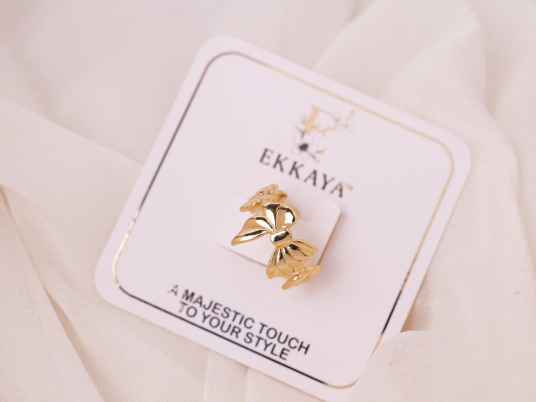 Bow Gold Ring