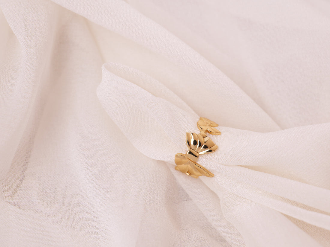 Bow Gold Ring