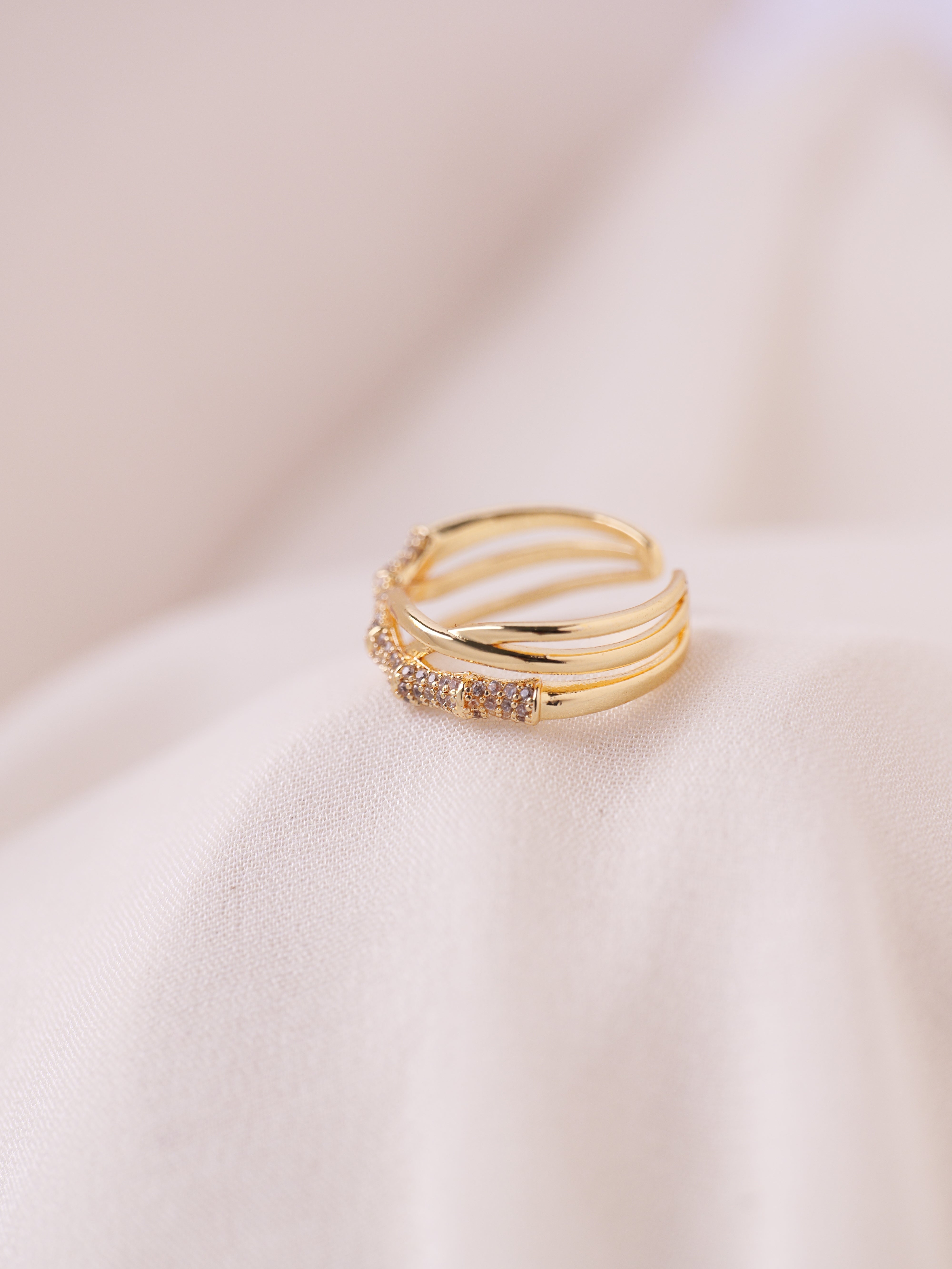 Twisted Elegance Ring