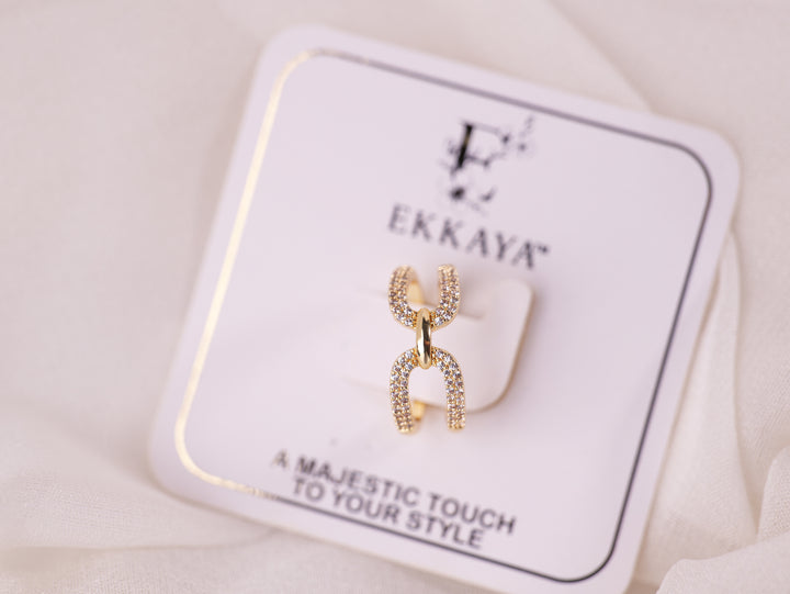 Linked Elegance Ring