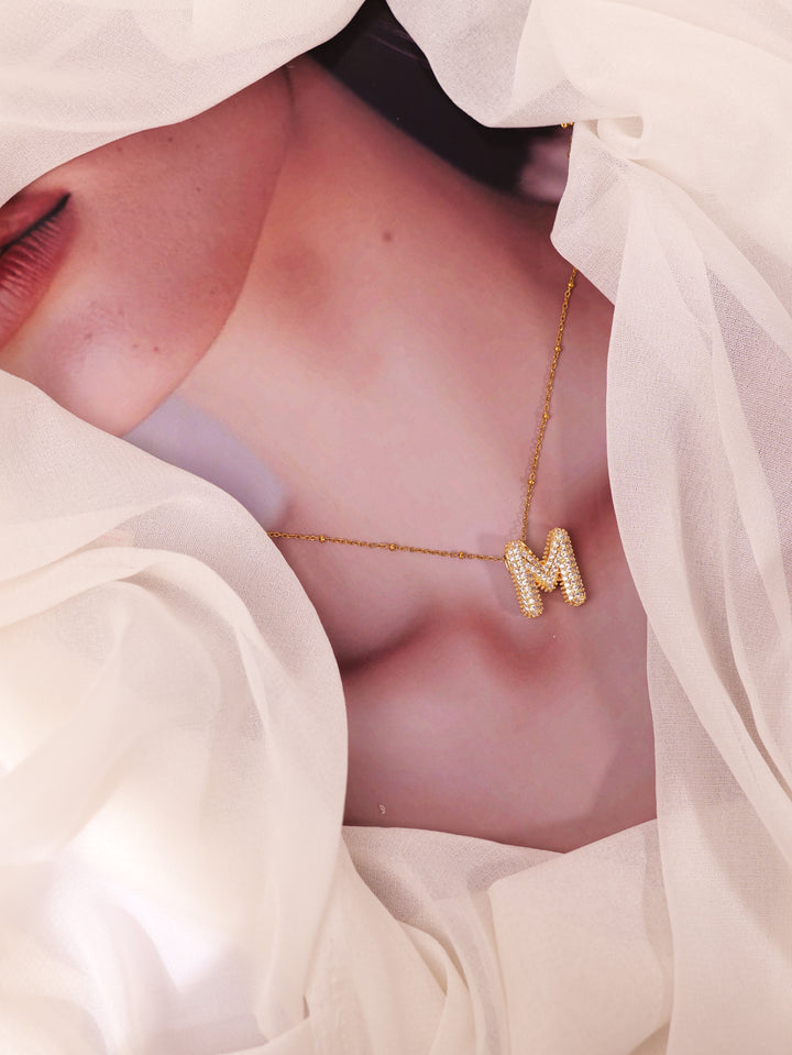 Sparkling Alphabet Pendant