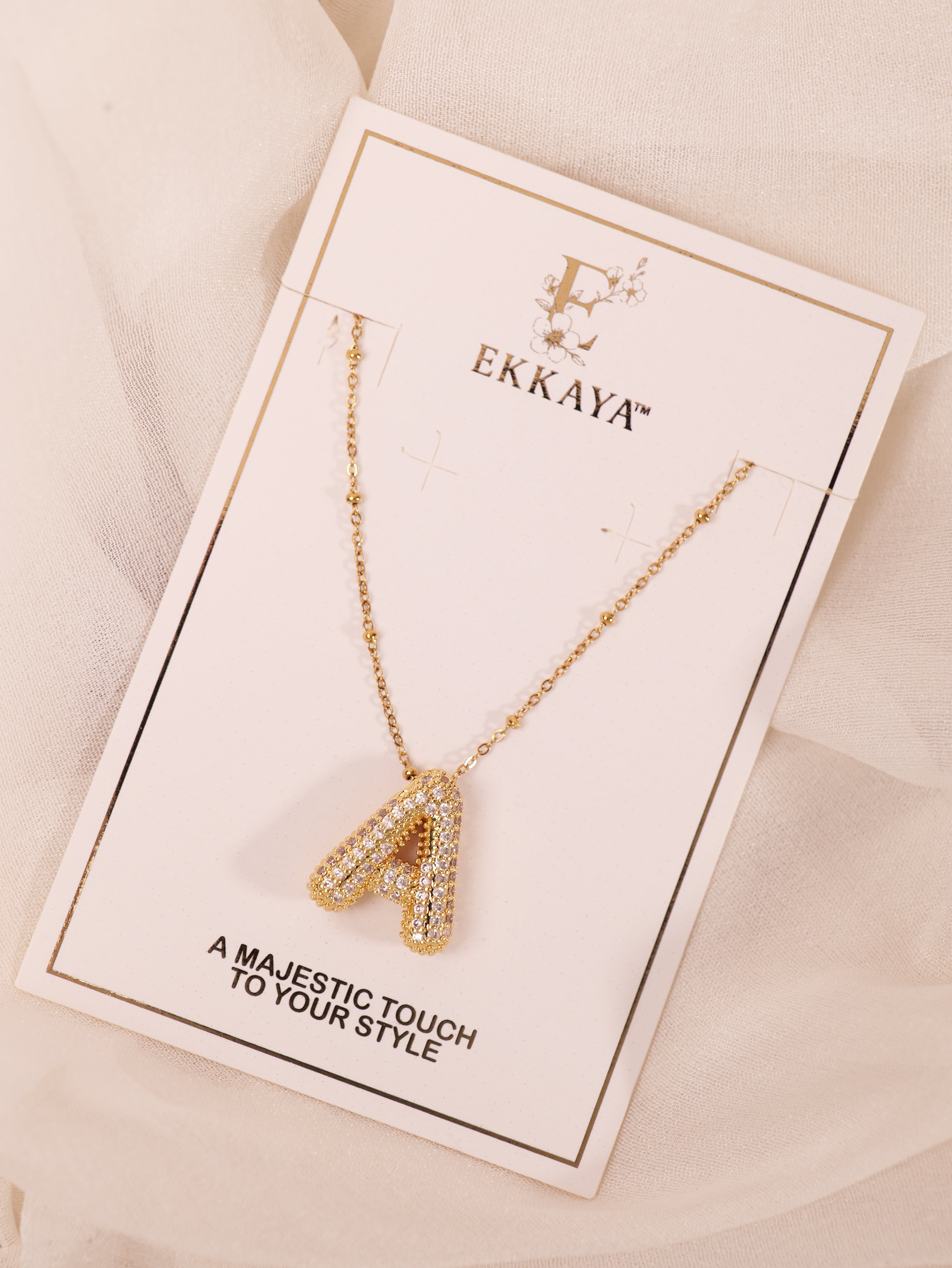 Sparkling Alphabet Pendant