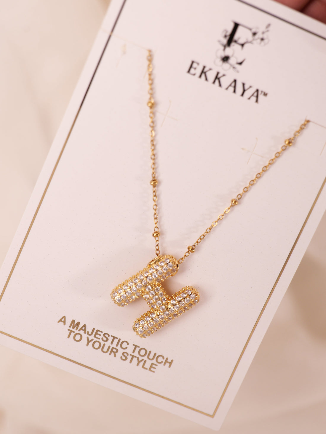 Sparkling Alphabet Pendant