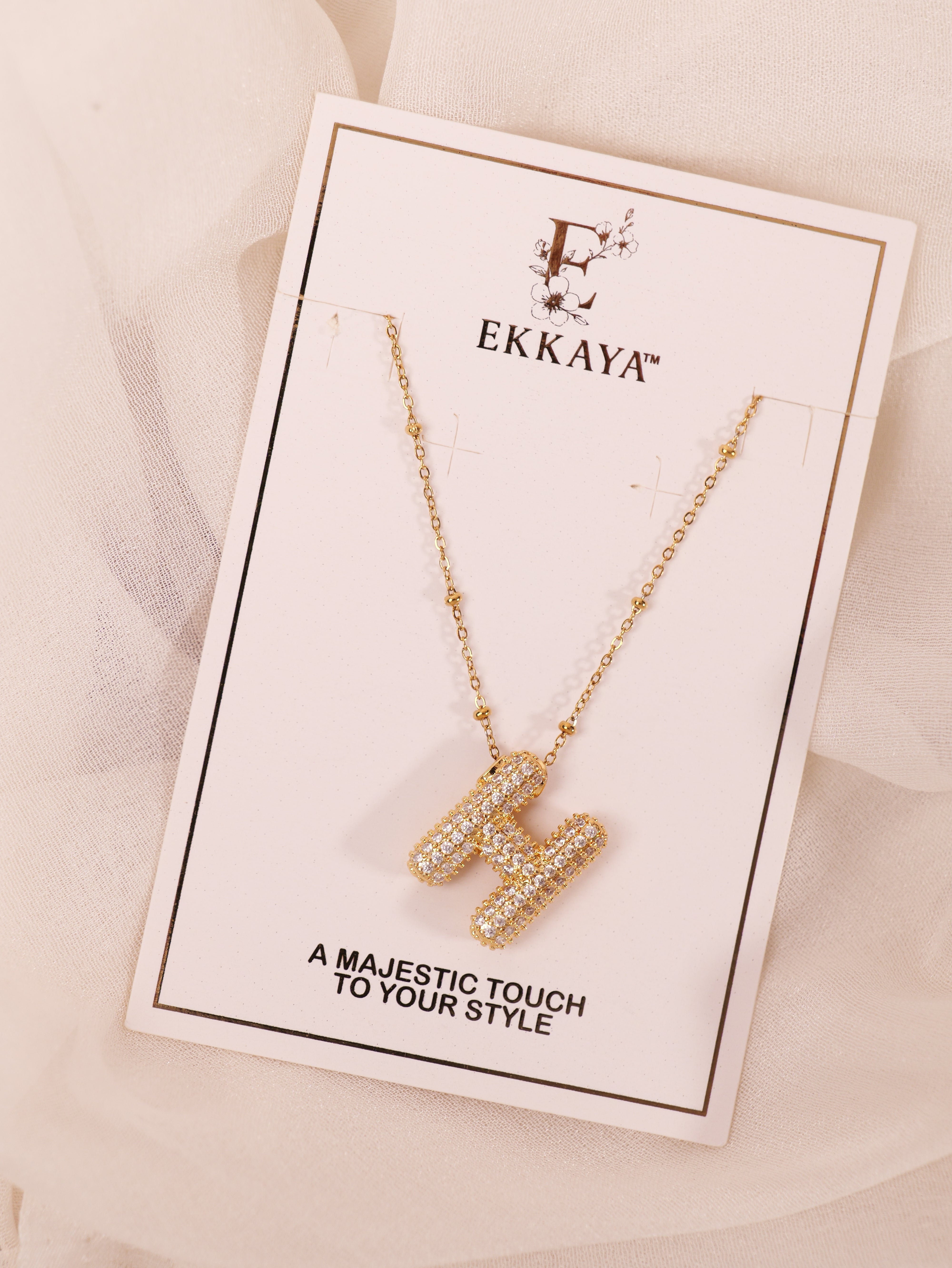 Sparkling Alphabet Pendant