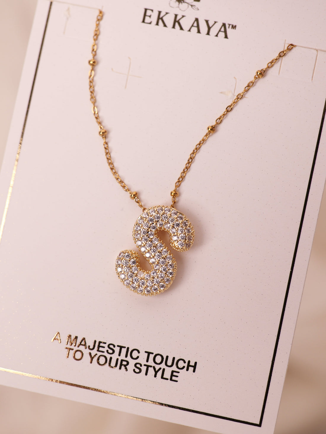 Sparkling Alphabet Pendant