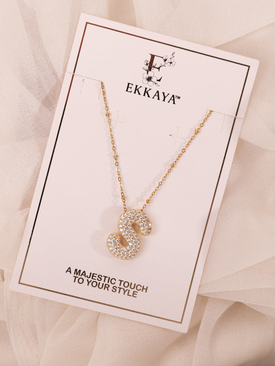 Sparkling Alphabet Pendant