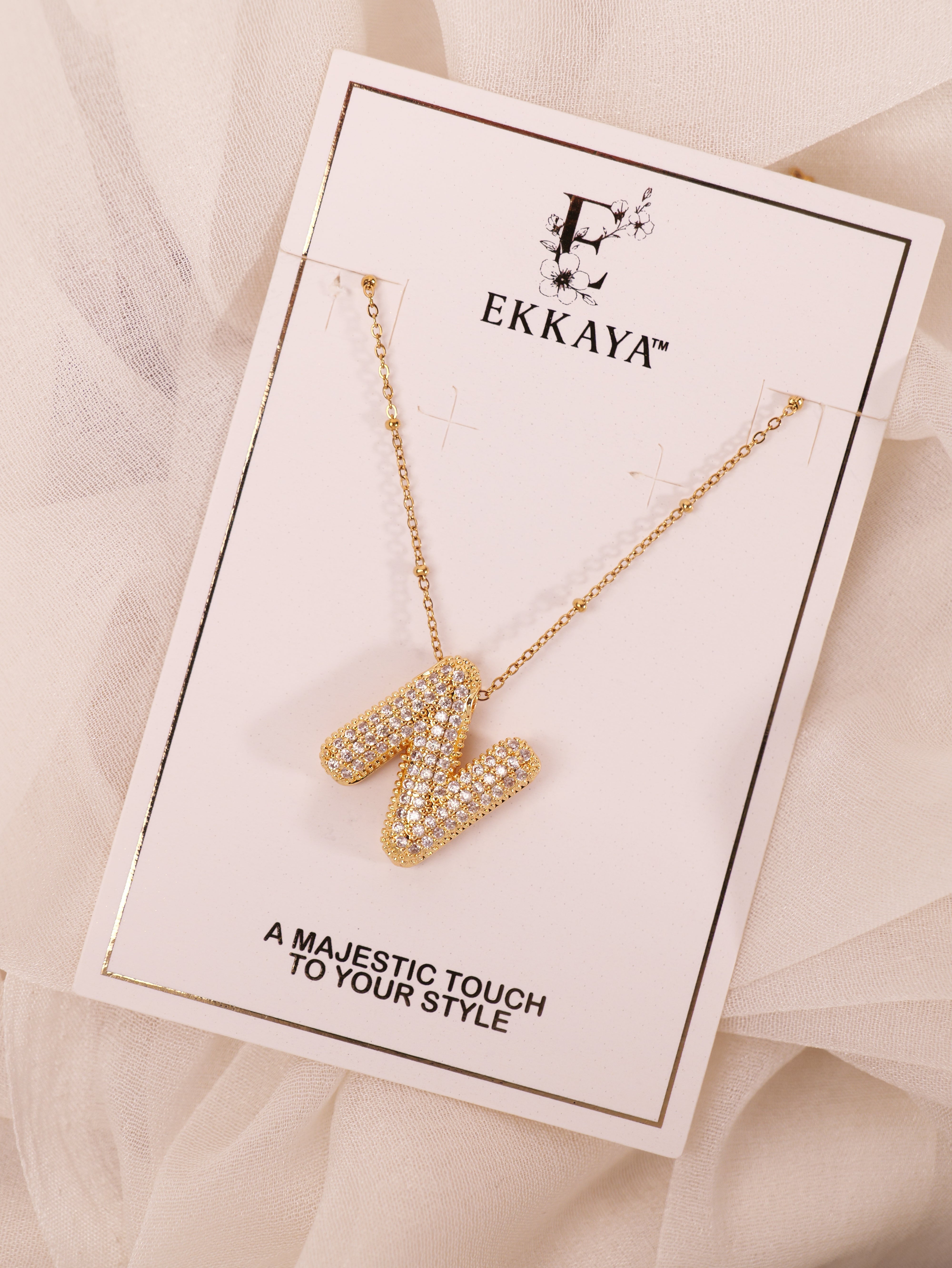 Sparkling Alphabet Pendant