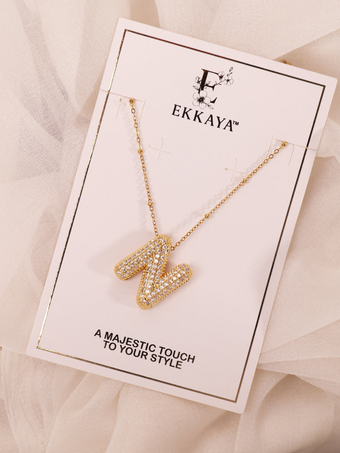 Sparkling Alphabet Pendant