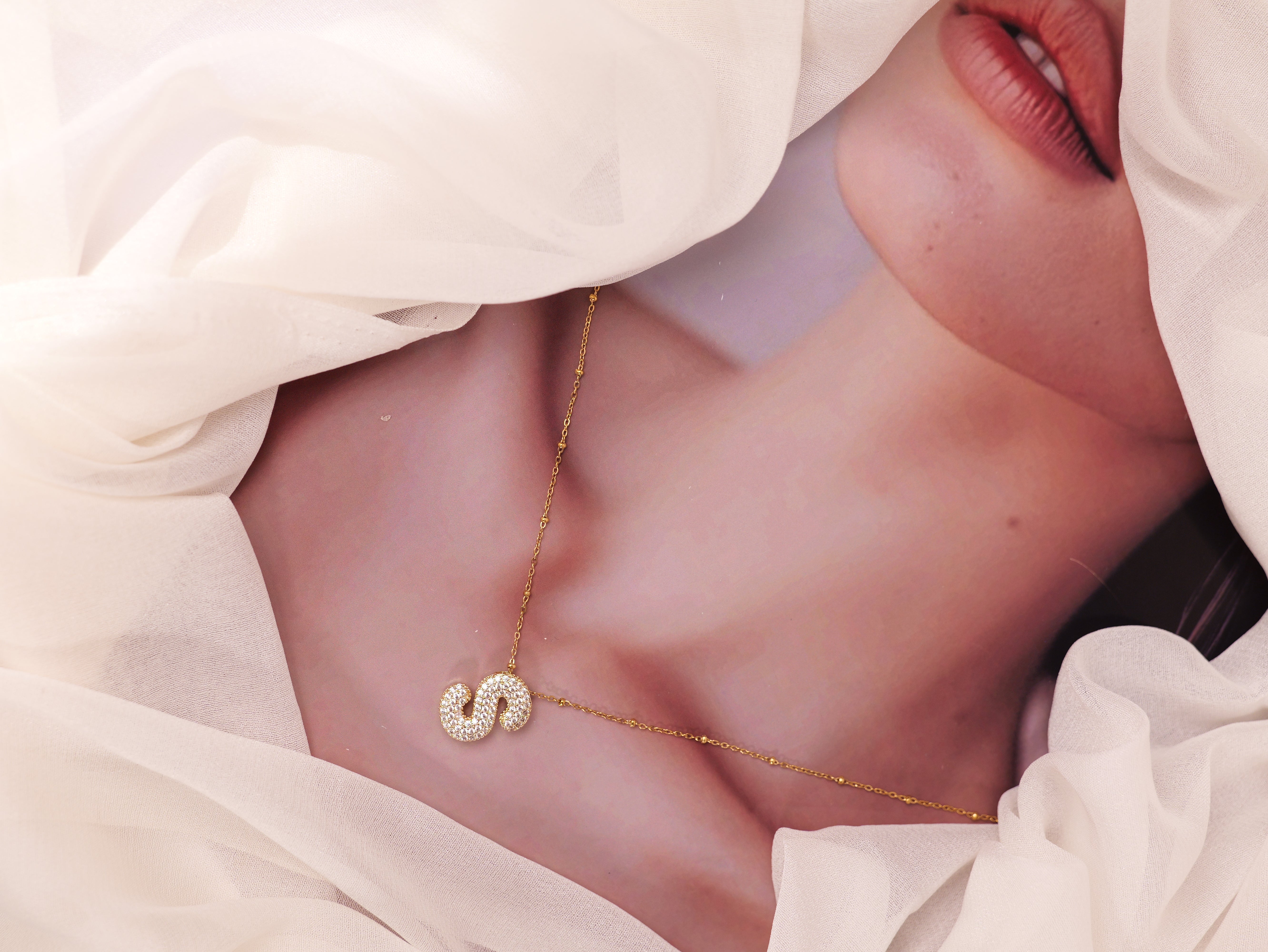 Sparkling Alphabet Pendant