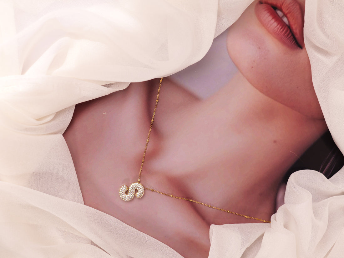 Sparkling Alphabet Pendant