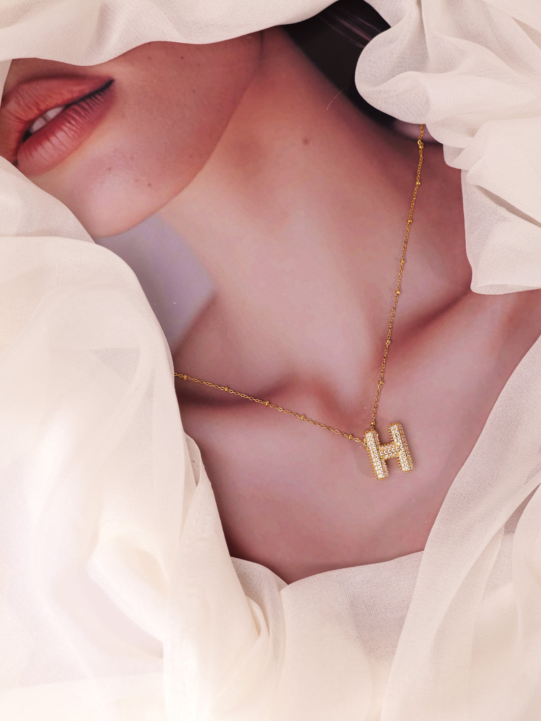 Sparkling Alphabet Pendant