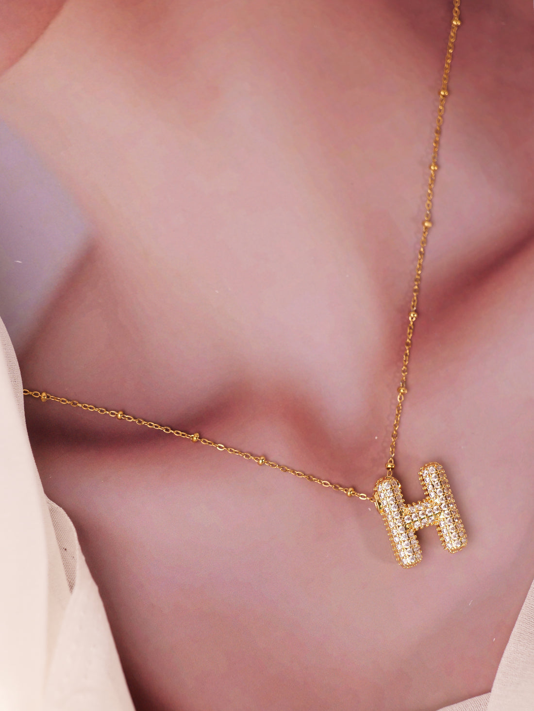 Sparkling Alphabet Pendant