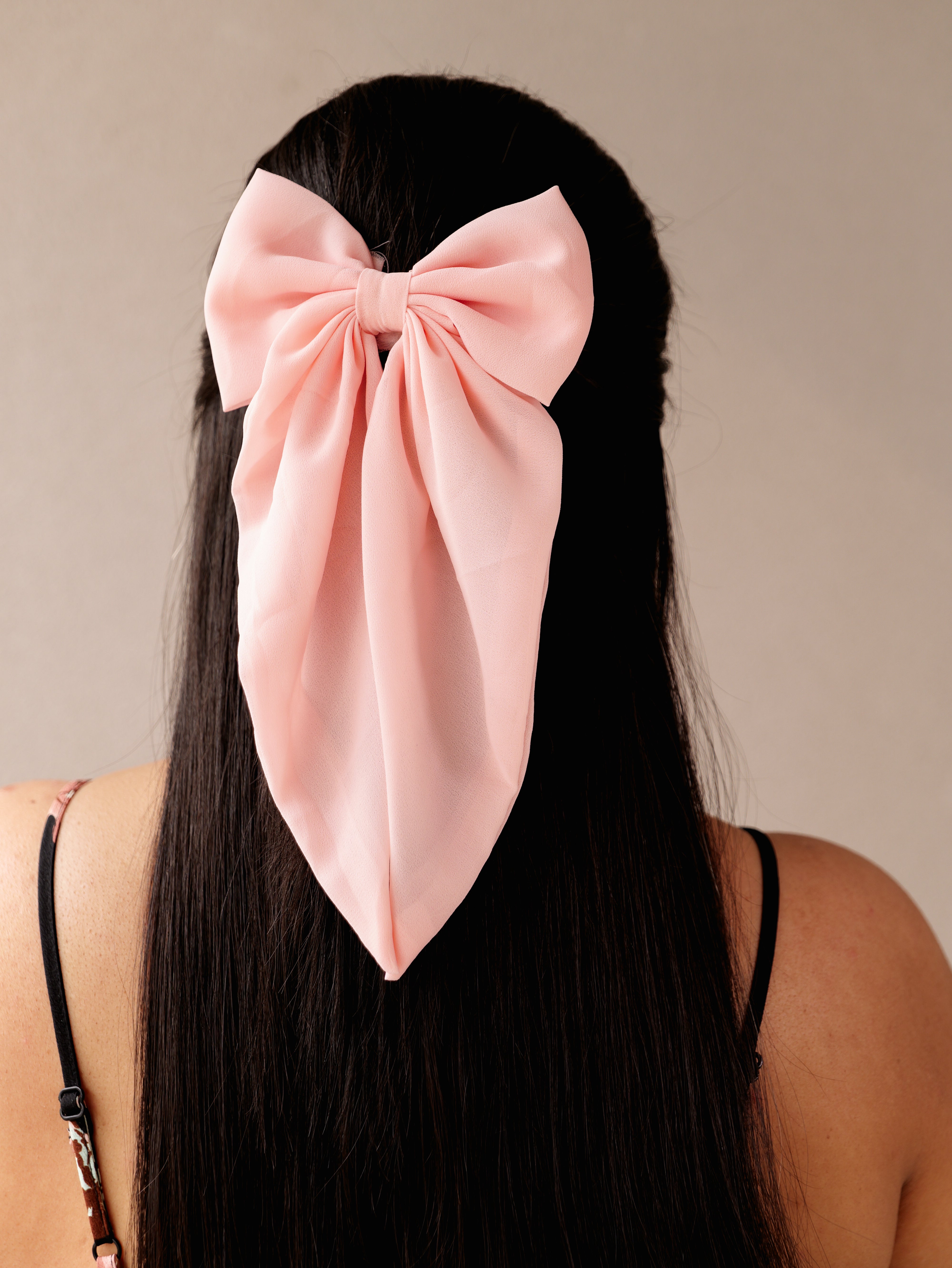 Grace Pastel Bow Clip | Soft Organza Hair Accessory for Girls & Women | Elegant Sheer Bow in Pastel Shades for Everyday & Occasion Wear